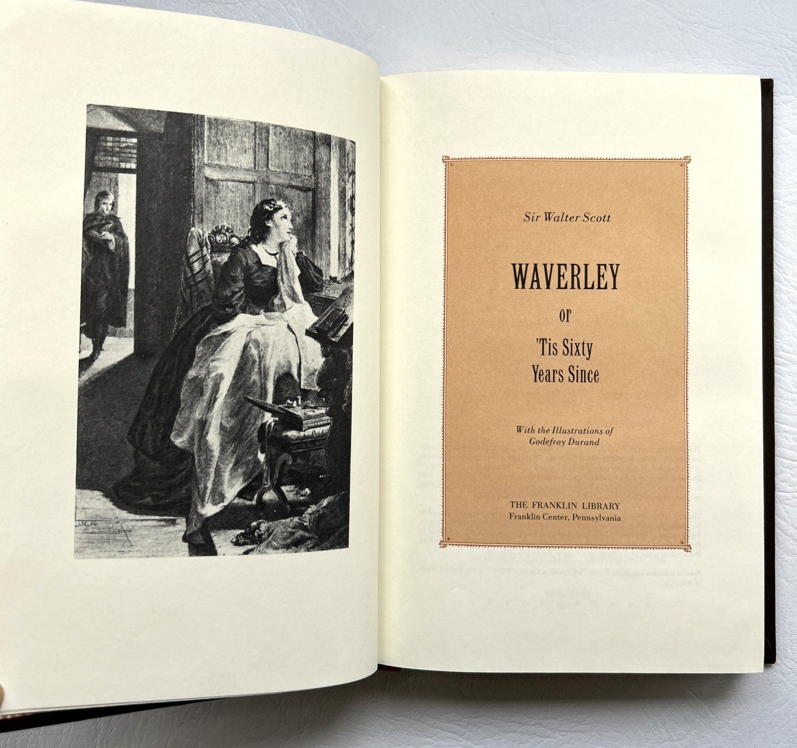 Lot 3 Franklin Library Classics Leather Bound Books Walter Scott Waverley Balzac