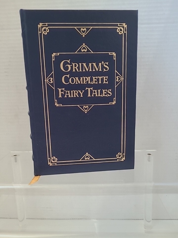 GRIMM’S COMPLETE FAIRY TALES 1993 LEATHER Easton BARNES NOBLE Gold Gilded Pages