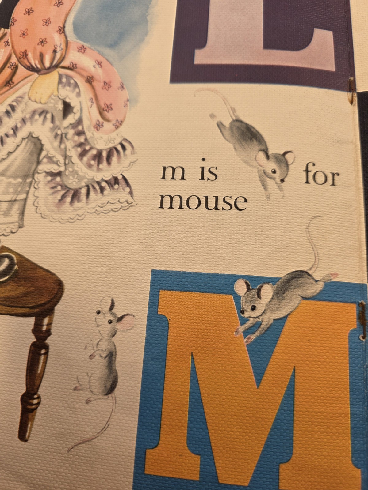 Vintage ABC Children’s Picture Book 1959 Merrill Co. Beautiful Illustrations
