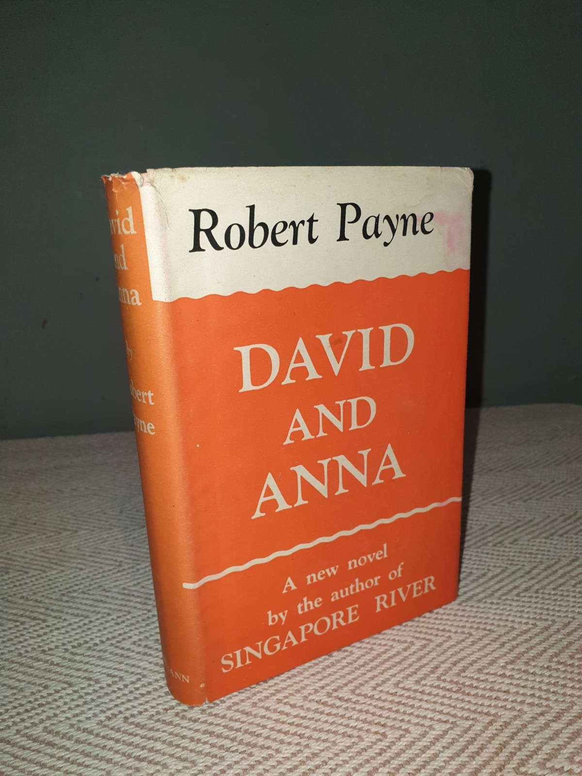 1943 – David And Anna by Robert Payne hardcover Book