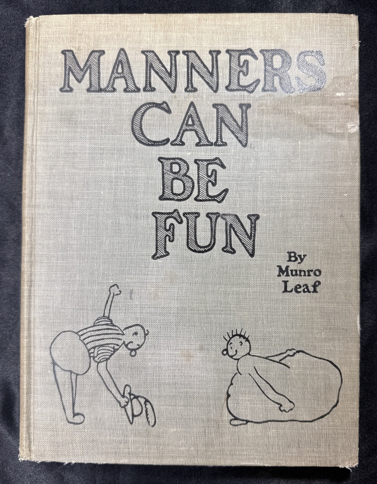 Vintage 1936 Manners Can Be Fun Munro Leaf Frederick A Stokes HC