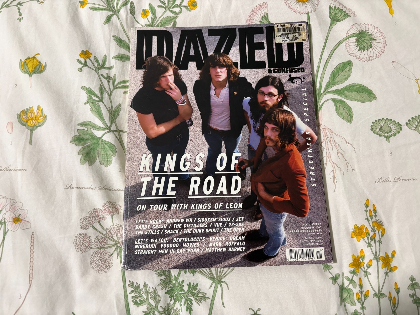 DAZED & CONFUSED Magazine November 2003 – Kings of Leon Streetwear Andrew WK