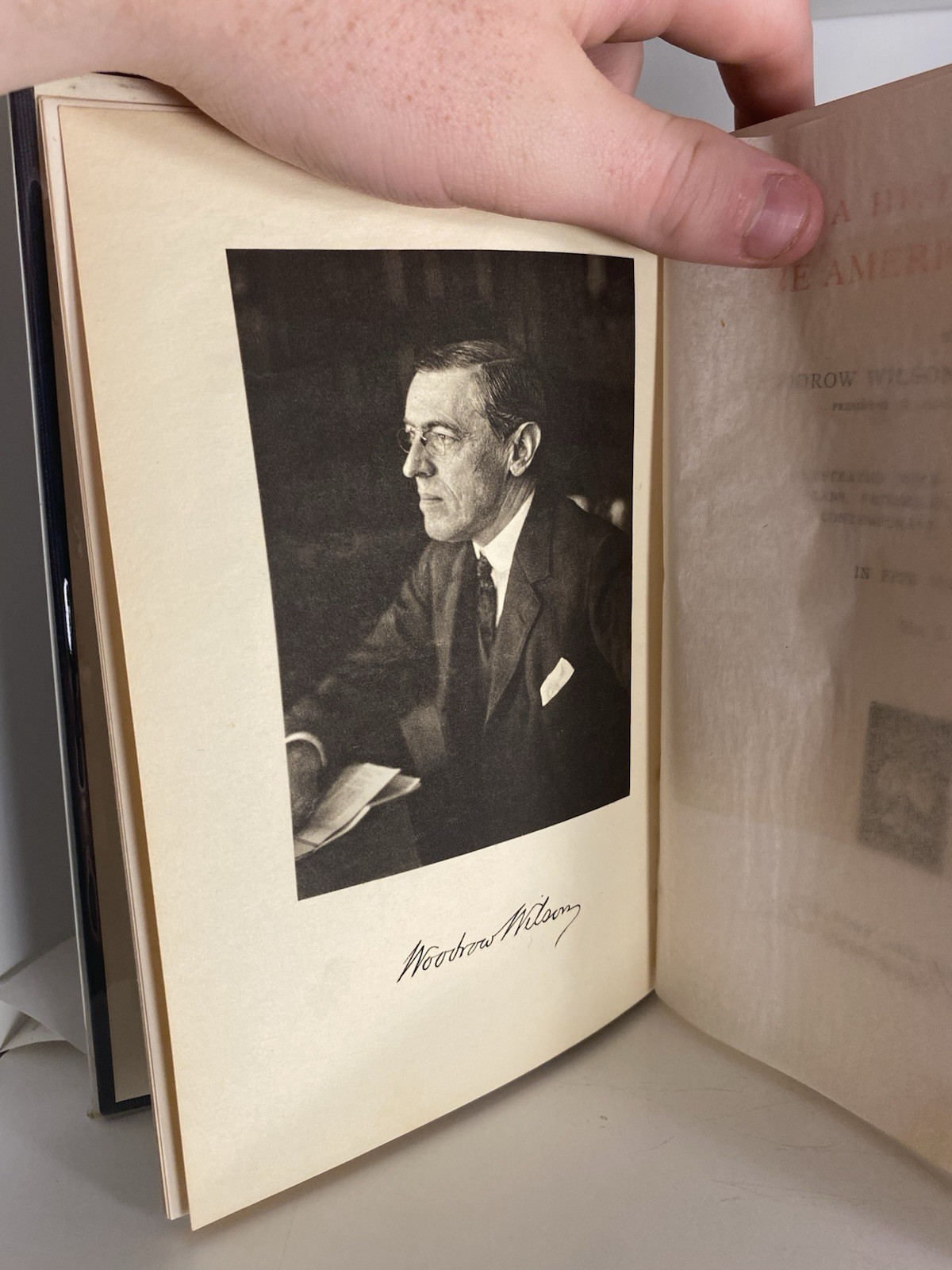 Woodrow Wilson History of the American People Complete Set 5 Volumes 1902