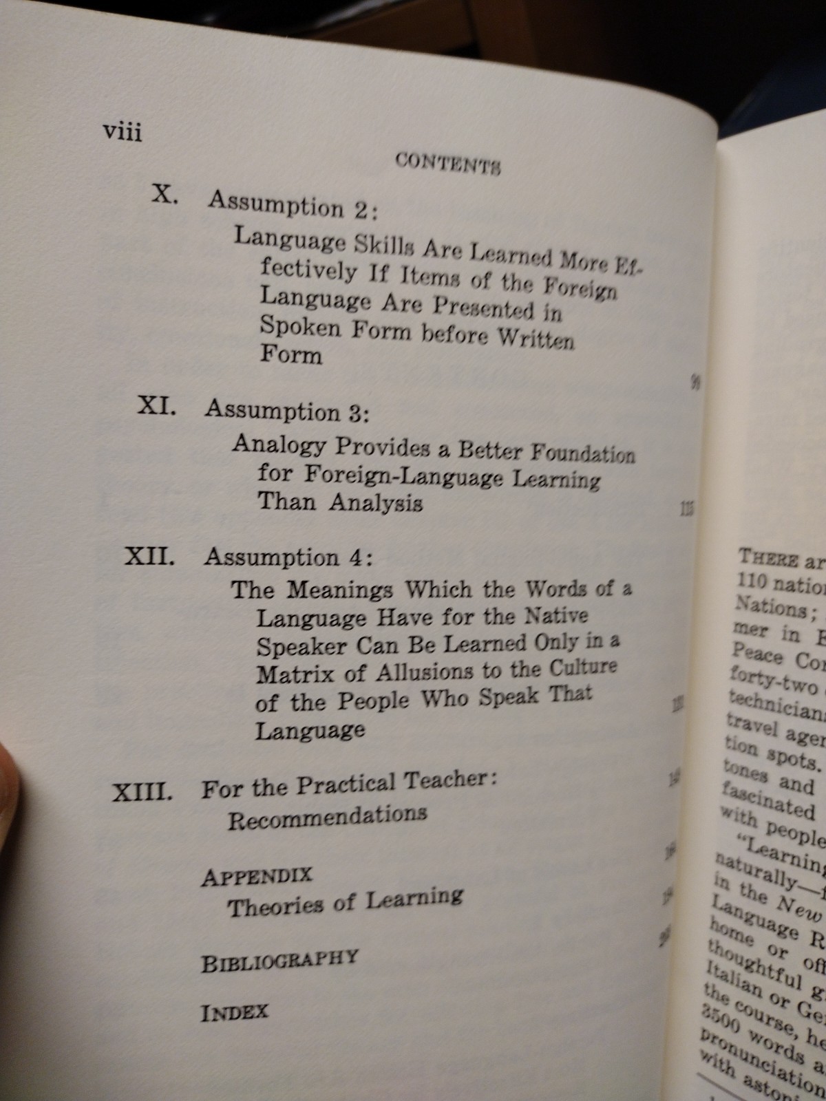 Psychologist & the Foreign Language Teacher Wilga M. Rivers 1969 U. of Chicago