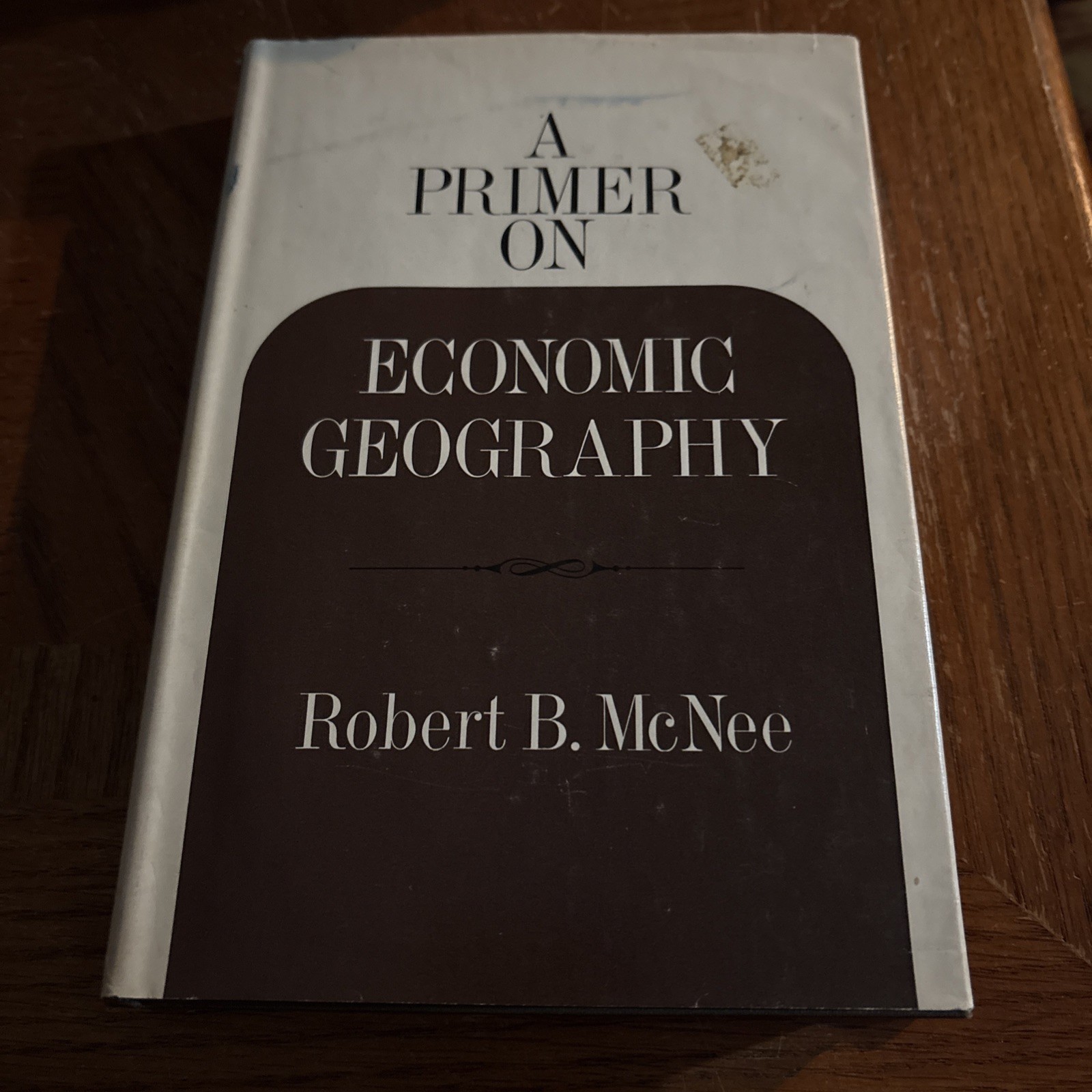 A Primer on Economic Geography – Robert B McNee 1971 1st Edition Random House
