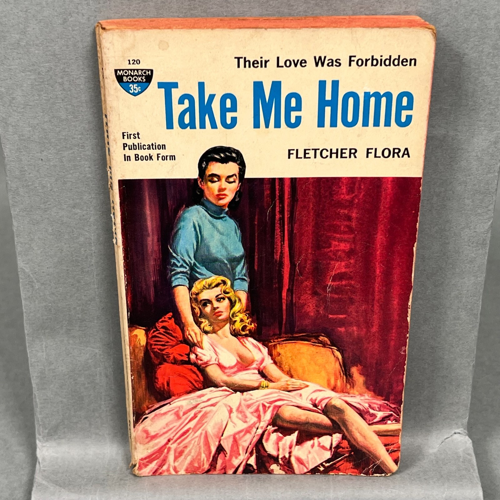 Take Me Home Fletcher Flora Vintage Sleaze Lesbian GGA Pulp PB 1959 Smut Erotica