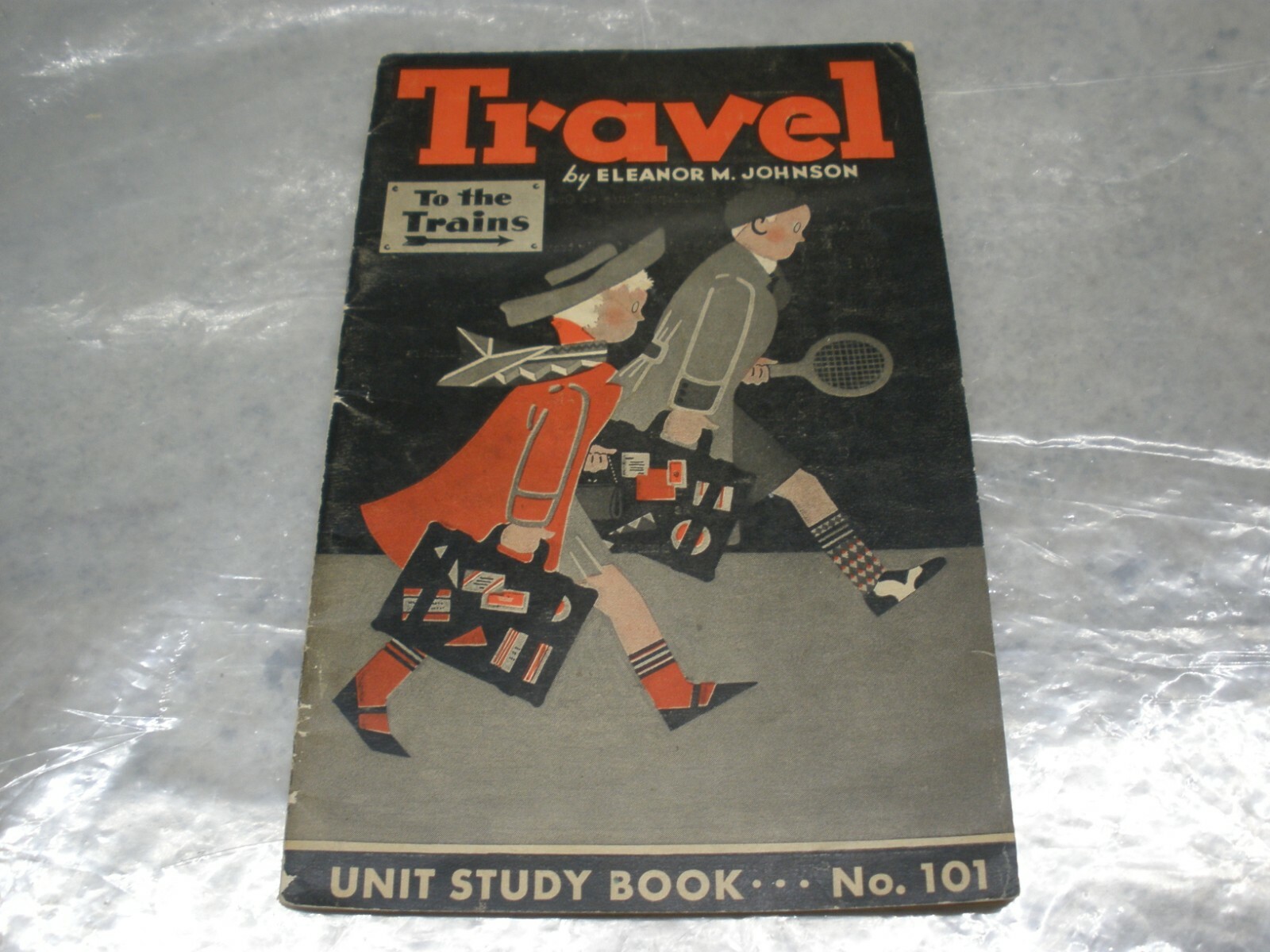 Travel by Eleanor M Johnson Unit Study Book #101 PB 1936 (D9)