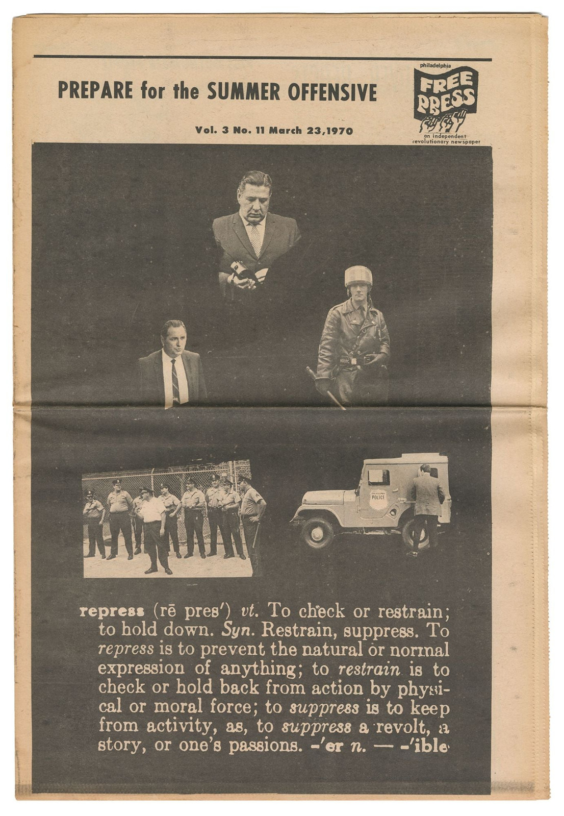 Philadelphia Free Press Vol 3 No 11 / 1970