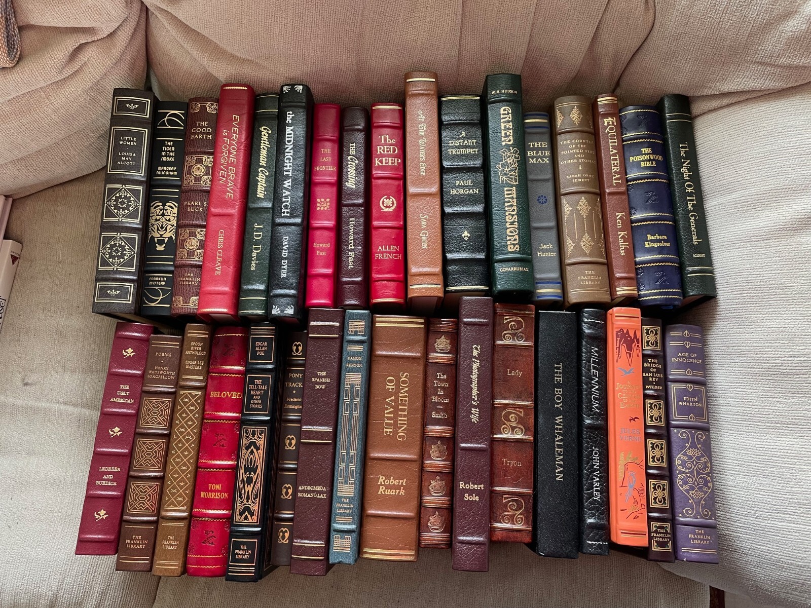 26 LEATHER BOOKS from Easton/Franklin/Other YOU PICK ANY ONE for $34.99