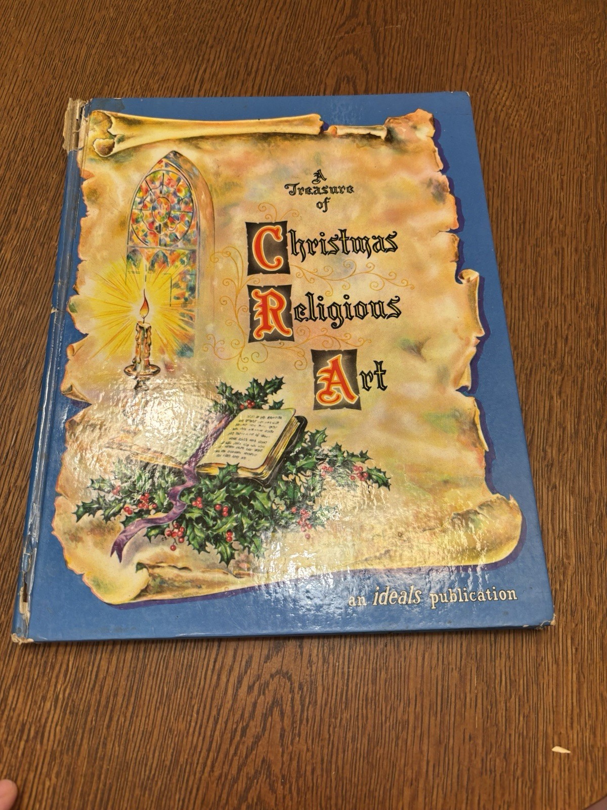 A Treasure of Christmas Religious Art 1961 George Hinke Ideals Pub. Hardcover