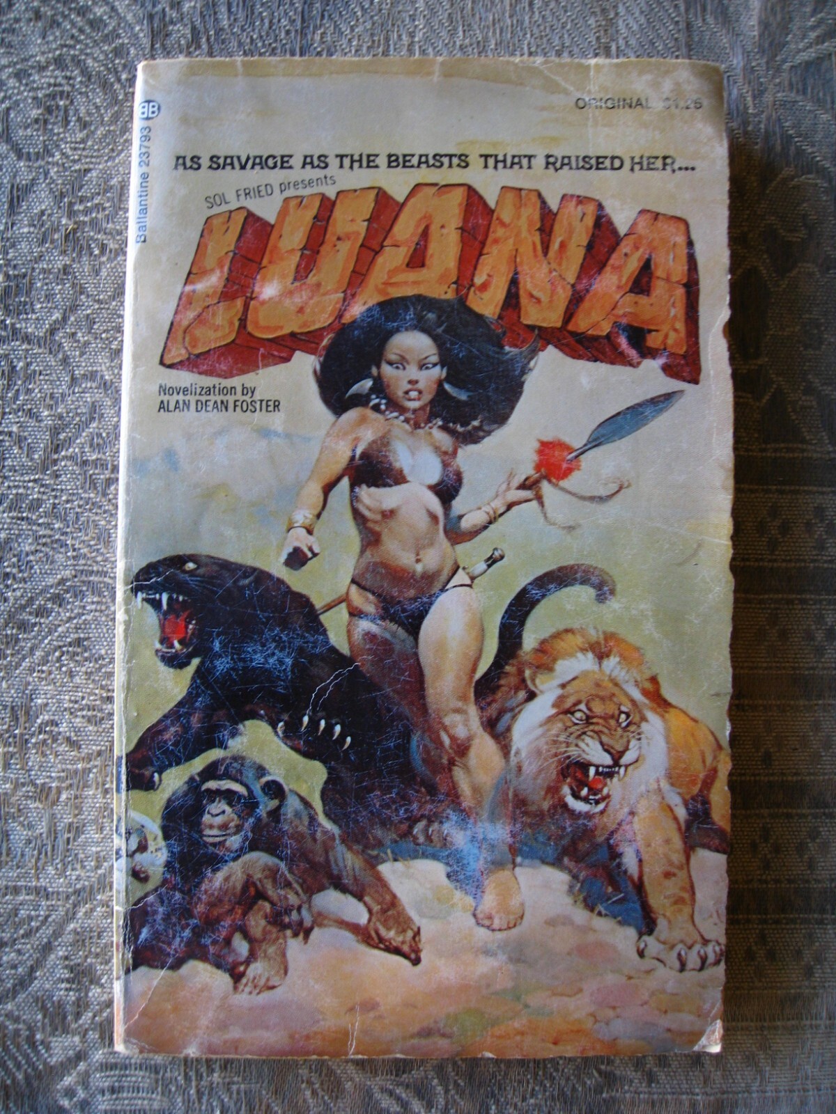 Alan Dean Foster – LUANA – 1974 First Edition – paperback