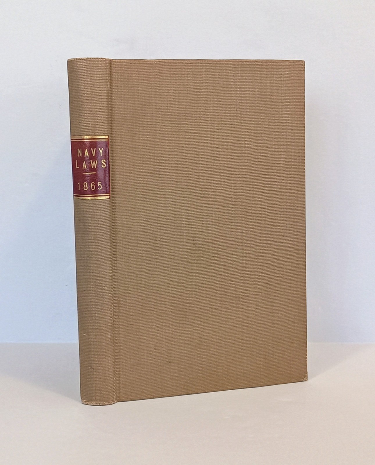 1865 CIVIL WAR Navy and Marine Corps Laws with United States Constitution
