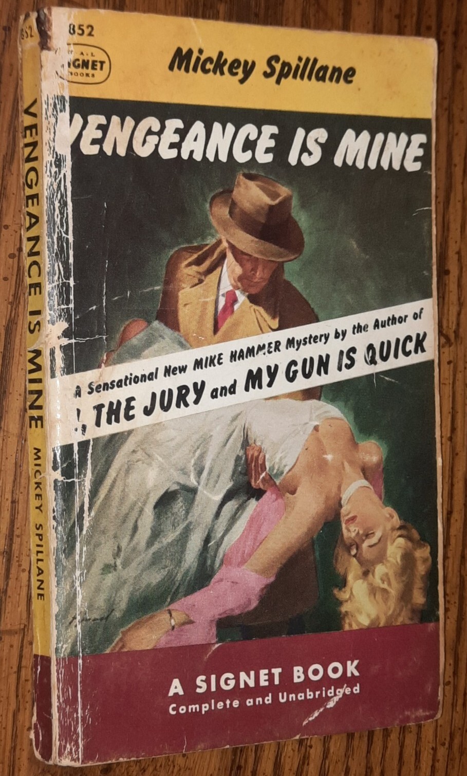 Vengeance is Mine by Mickey Spillane A Mike Hammer Mystery Signet Books 852