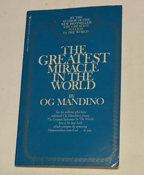 The Greatest Miracle in the World by OG Mandino VTG PB 1981 Twelvth Printing