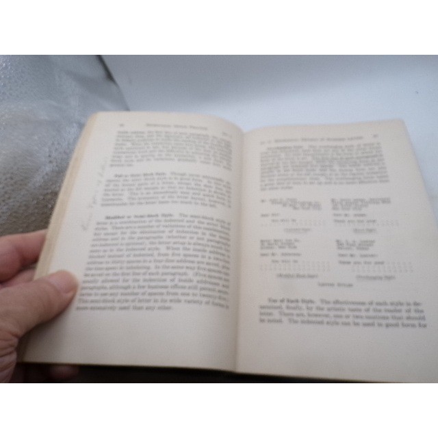 Vintage 1937 Secretarial Office Practice Hardcover Book Loso Hamilton Agnew Deco