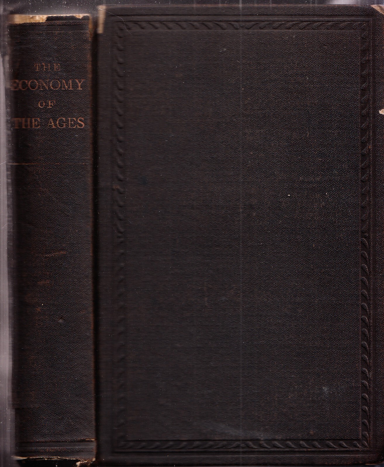 1869 H/C Trow The Economy of the Ages US Publishing Broome St New York NY