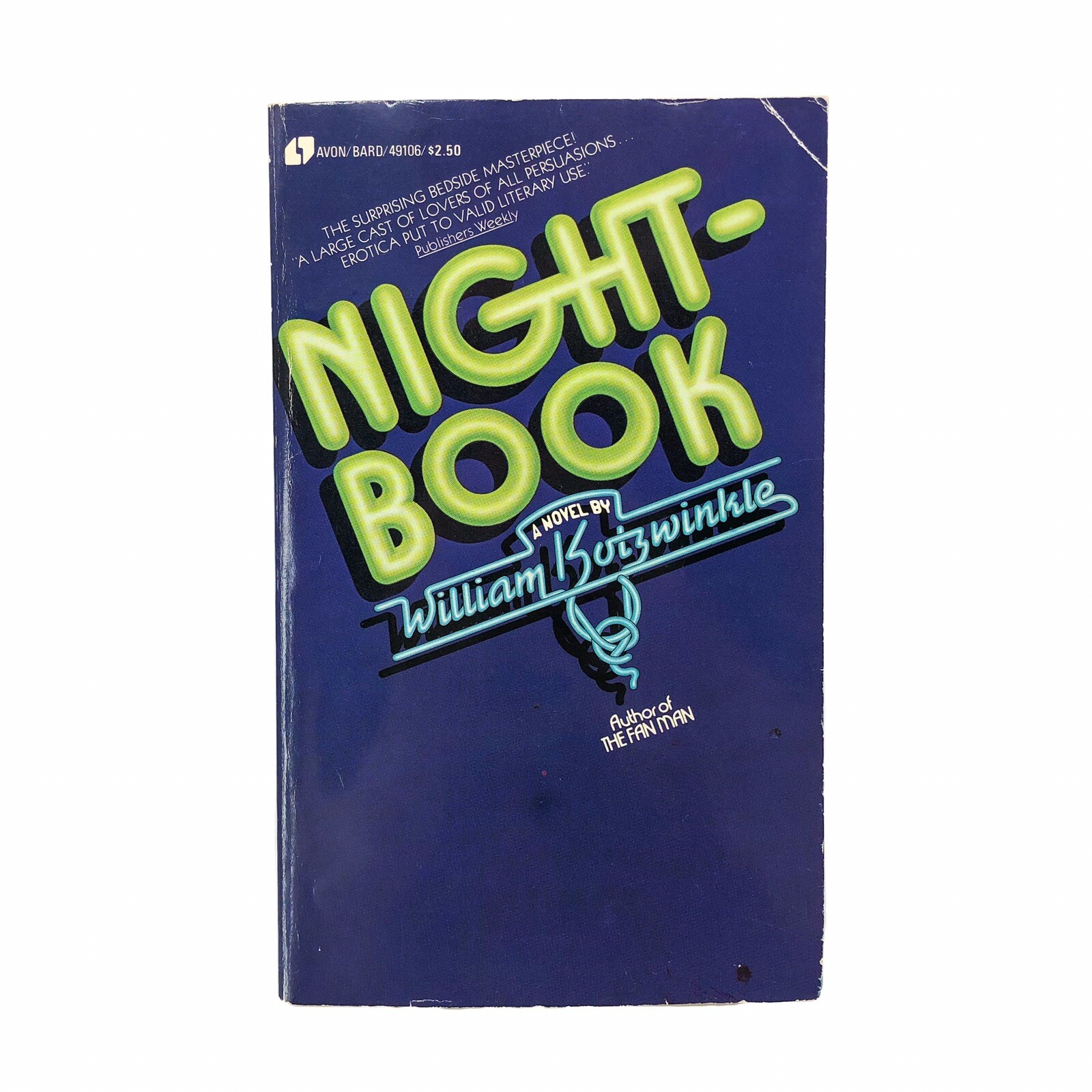 Night Book by William Kotzwinkle 1980 1st Bard Printing Adult Erotic Paperback