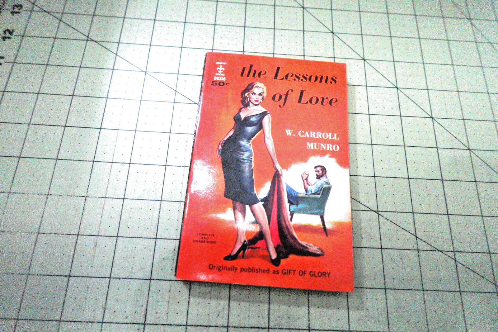 THE LESSONS OF LOVE BY W. CARROLL MUNRO VINTAGE BERKLEY BOOKS PULP SLEAZE GGA