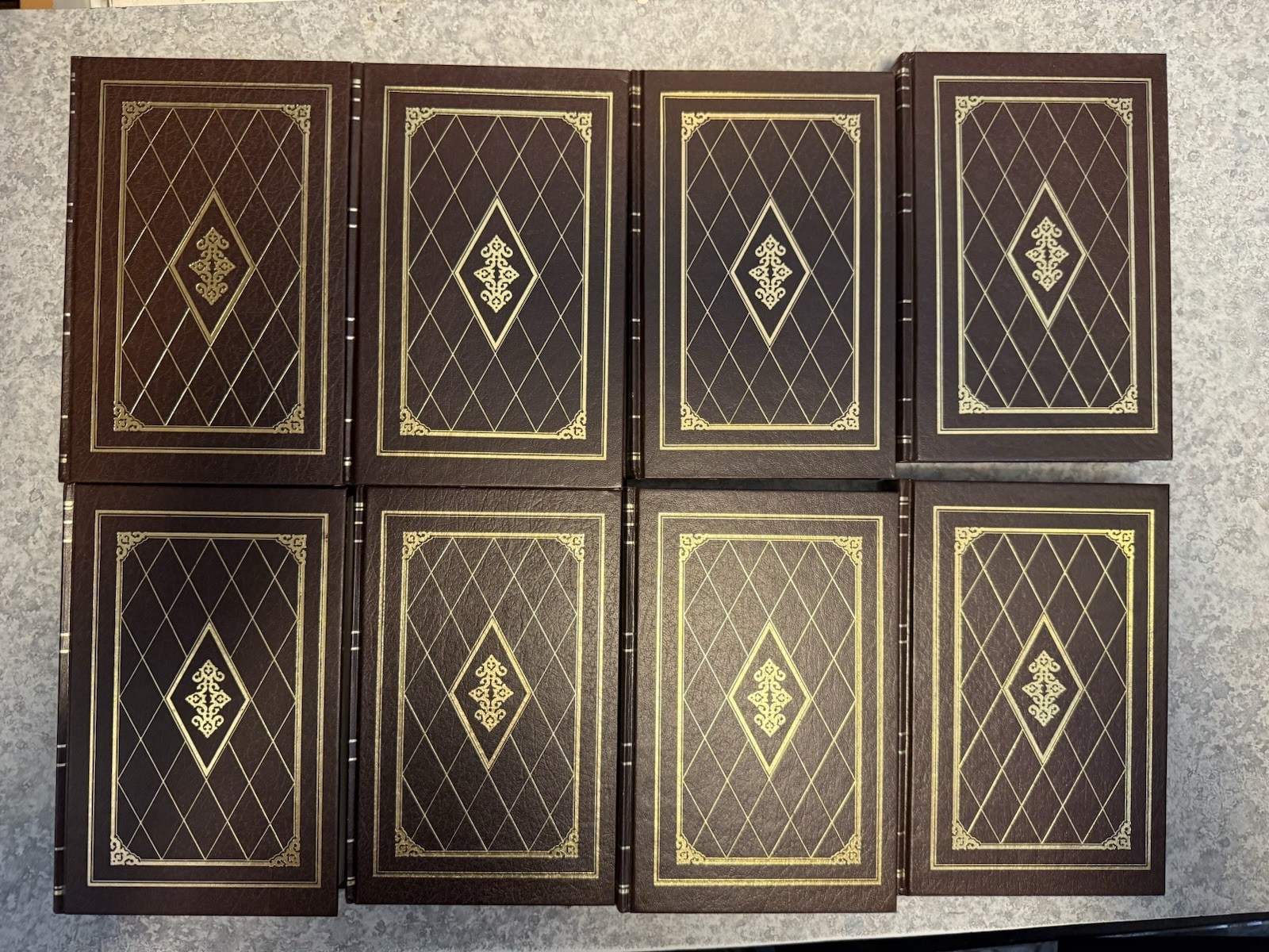 Lot of 21 The Harvard Classics Collector’s Edition Hardcover Books Brown (1980)