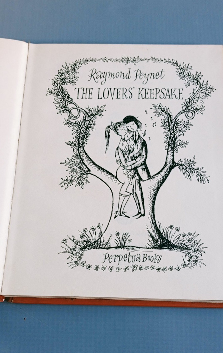 Lovers’ Keepsake Raymond Peynet Perpetua Books 1958 Cartoons Cartoonist