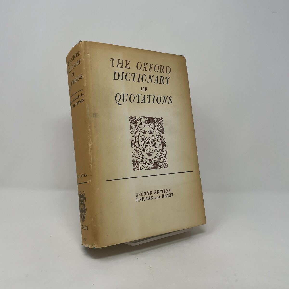 The Oxford Dictionary of Quotes by Oxford University Press HC First Thus Very G