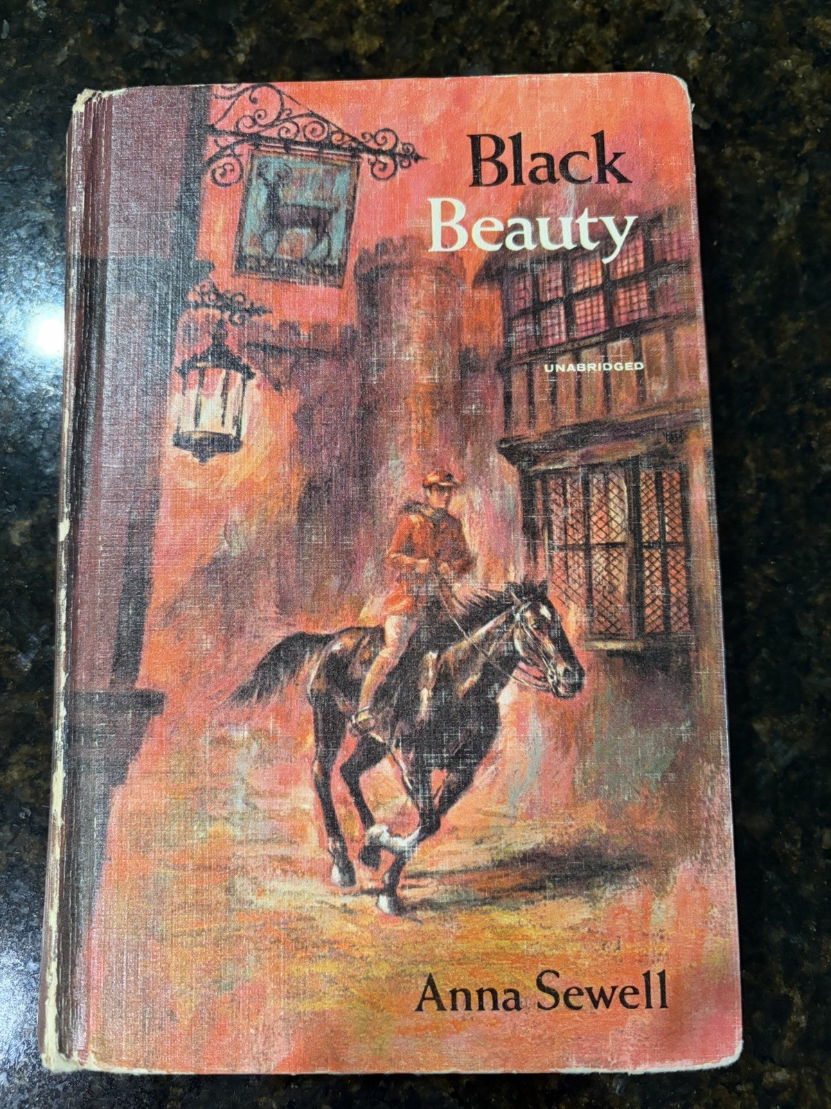 Vintage 1965 Black Beauty Anna Sewell Unabridged Children Hardcover Illustrated