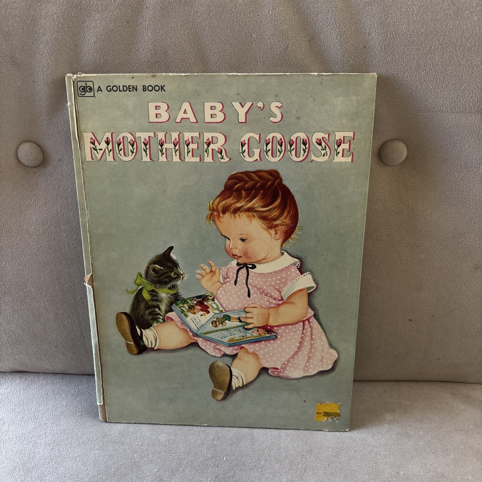 Baby’s Mother Goose 1958 Hardcover Book By Eloise Wilkin Golden Press PB7