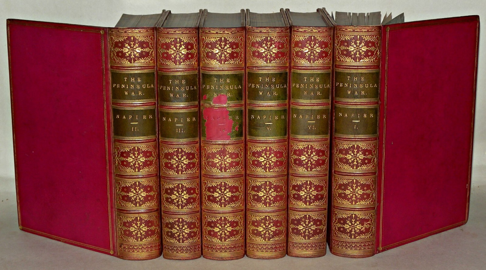Napier Peninsular War 1862 6 Vol Napoleonic History Set