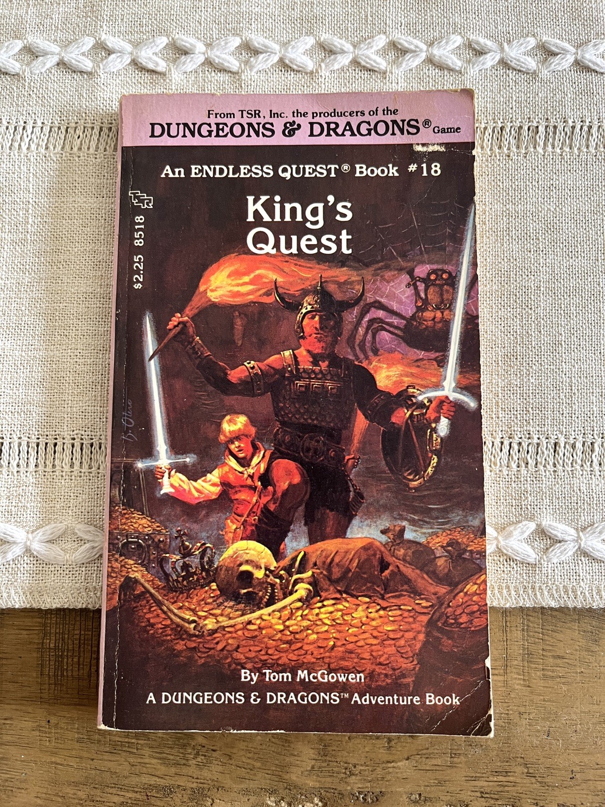 King’s Quest An Endless Quest Book #18 Tom McGowen Dungeons & Dragons 1984 1st