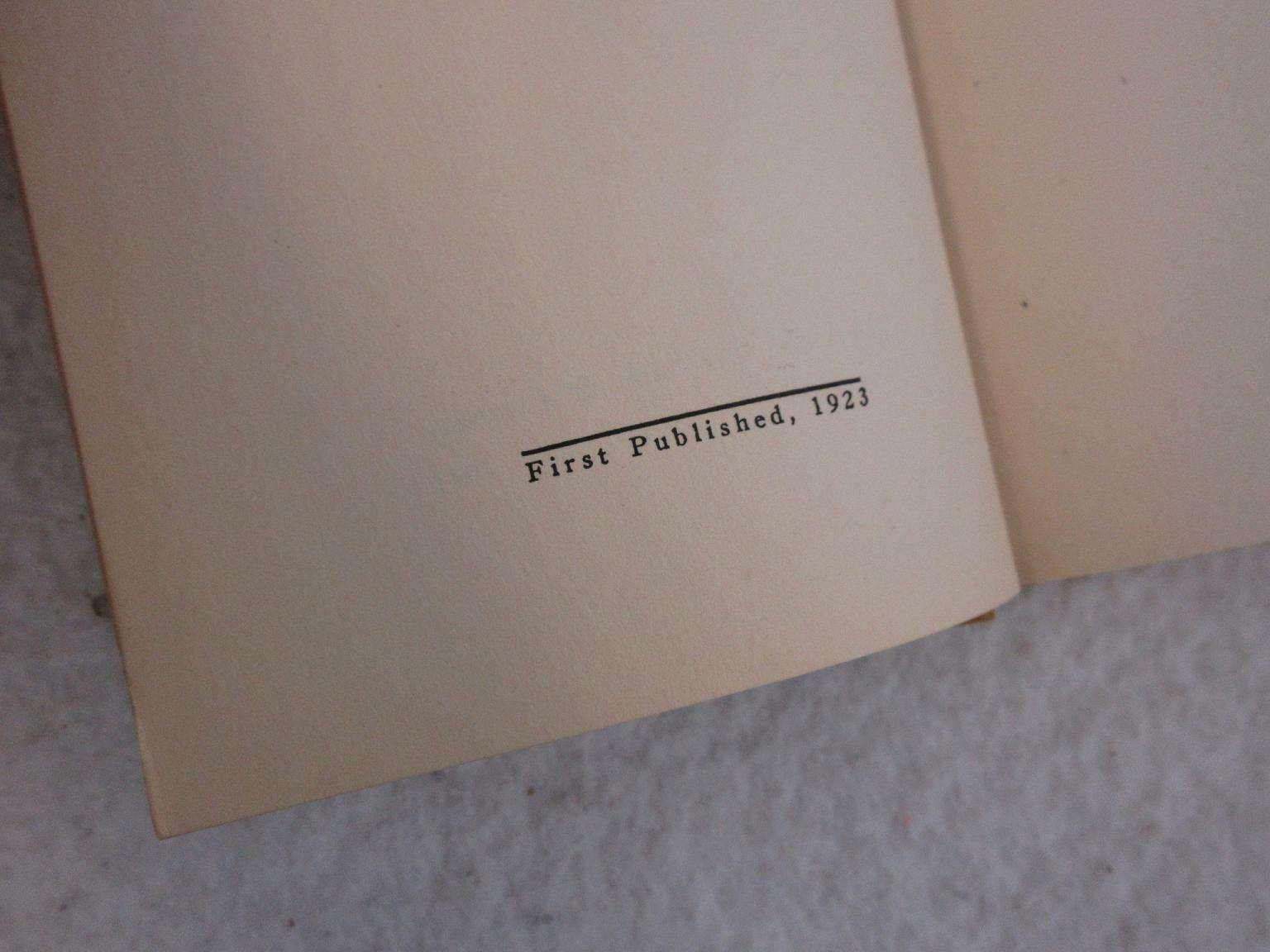 Jay Gelzer COMPROMISE 1923 Robert M. McBride, NY First Edition