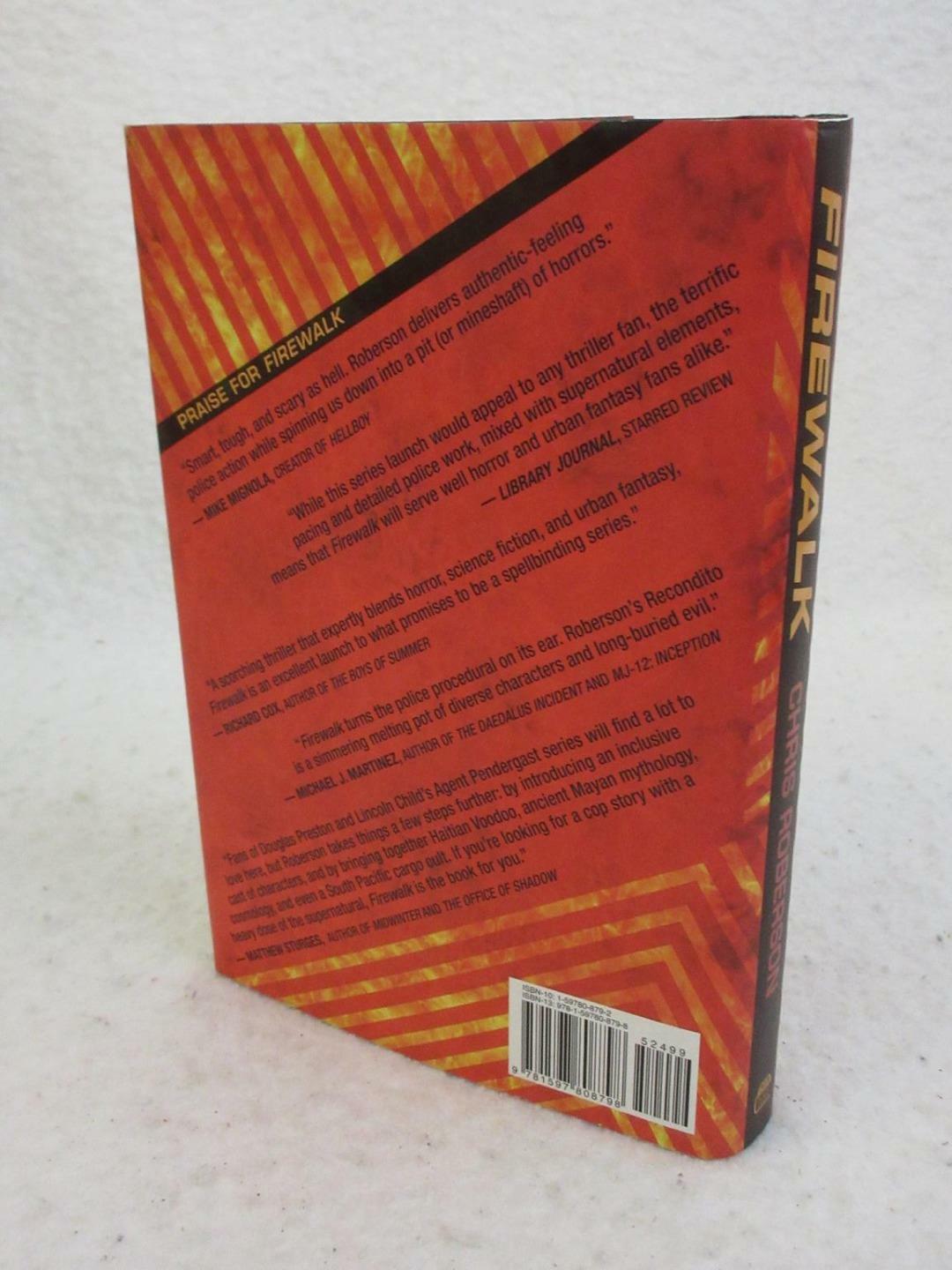 SIGNED Chris Roberson FIREWALK 2016 Night Shade Books, NY First Edition/Printing