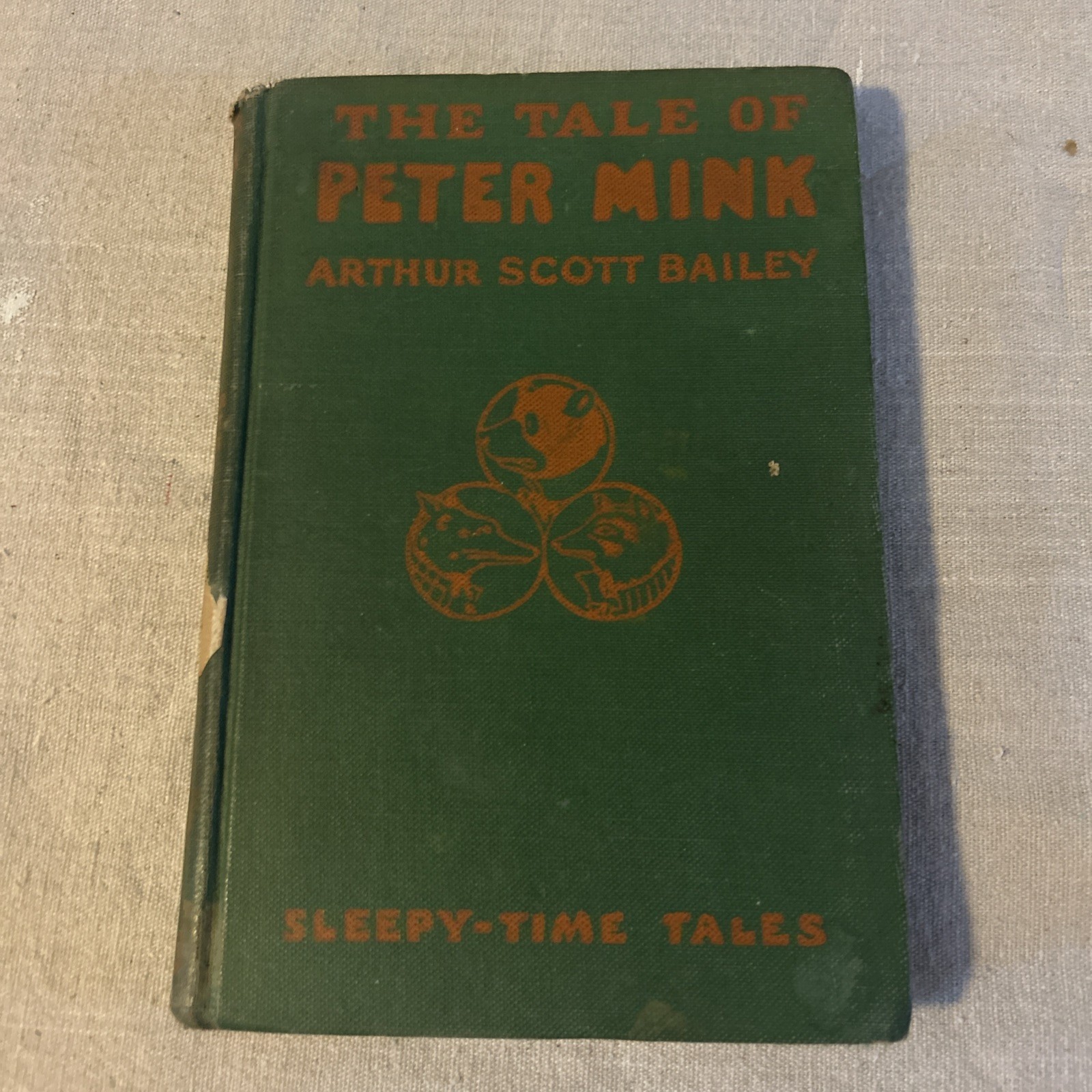 Vintage The Tale of Peter Mink Arthur Scott Bailey Sleepy-Time Tales 1916 VTG