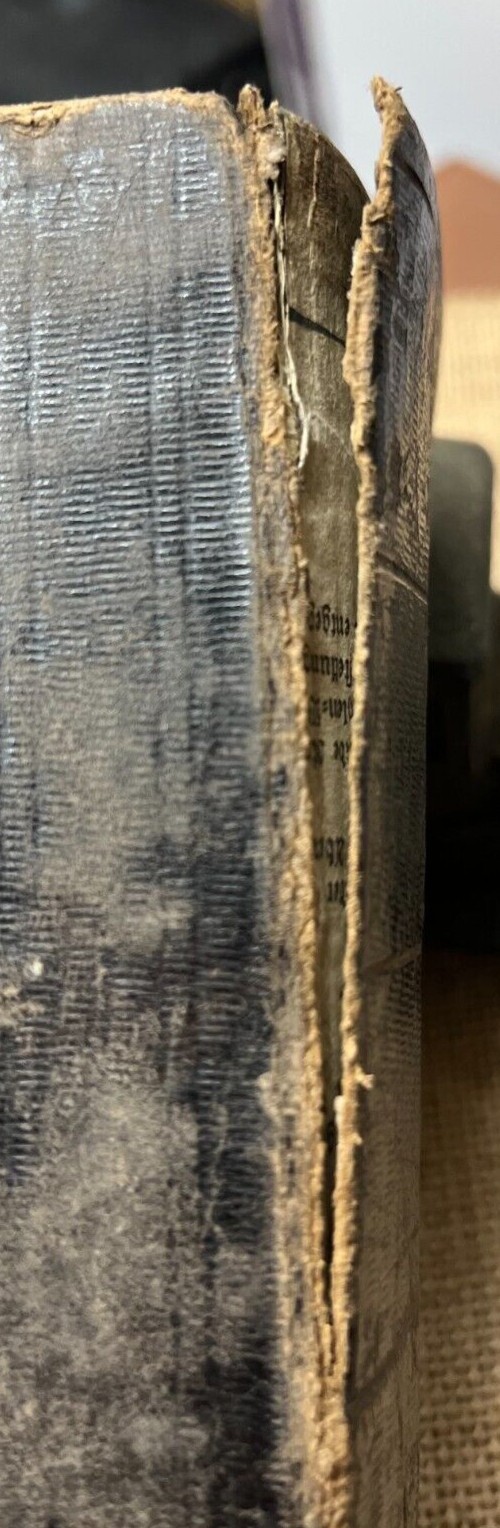 1847 Antique German Bible, P- Philipp Reclam, Translated by Dr. Martin Luther 