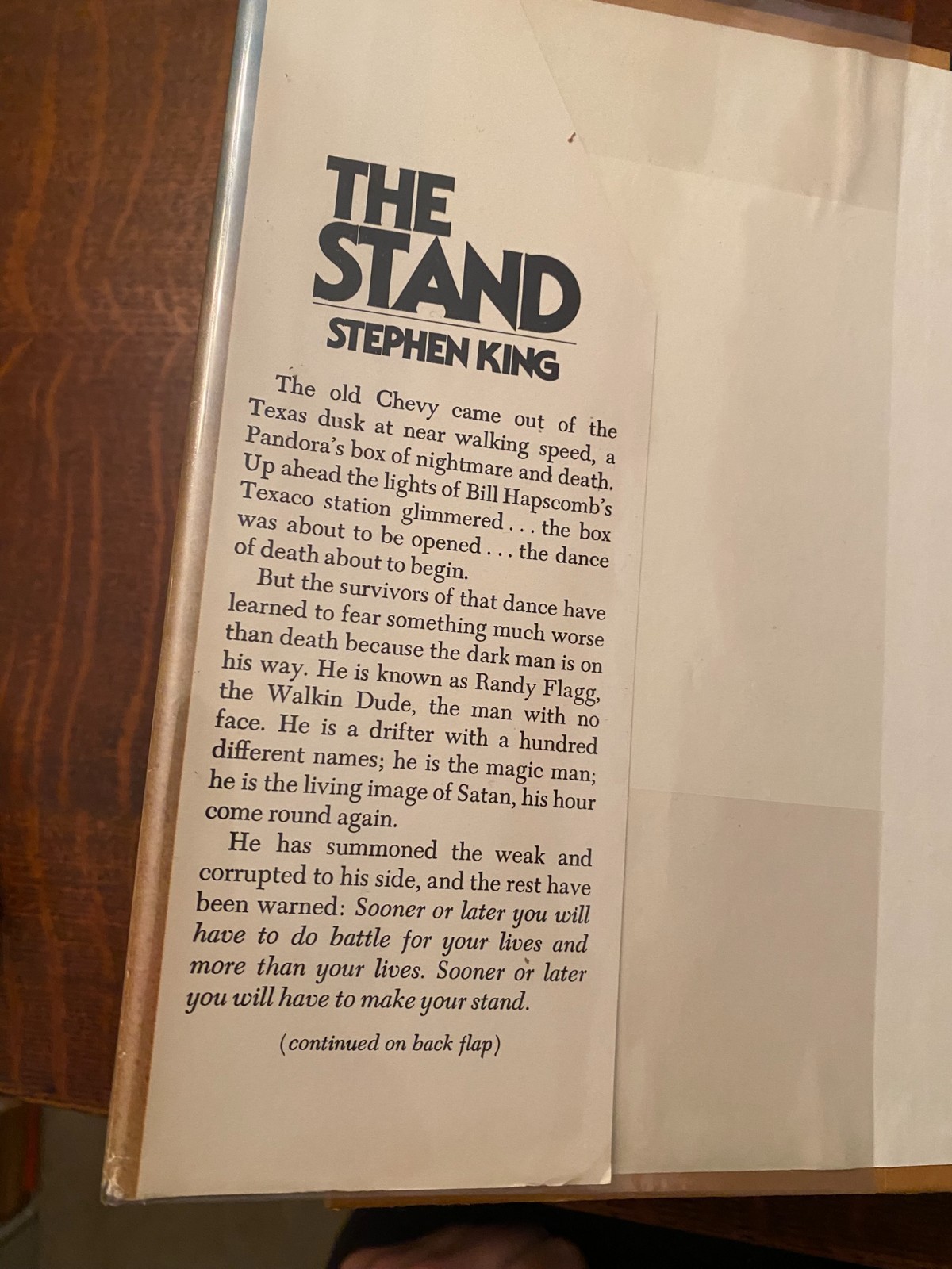 The Stand Stephen King First Edition First Print 1978 Gutter Code T39 – Clean