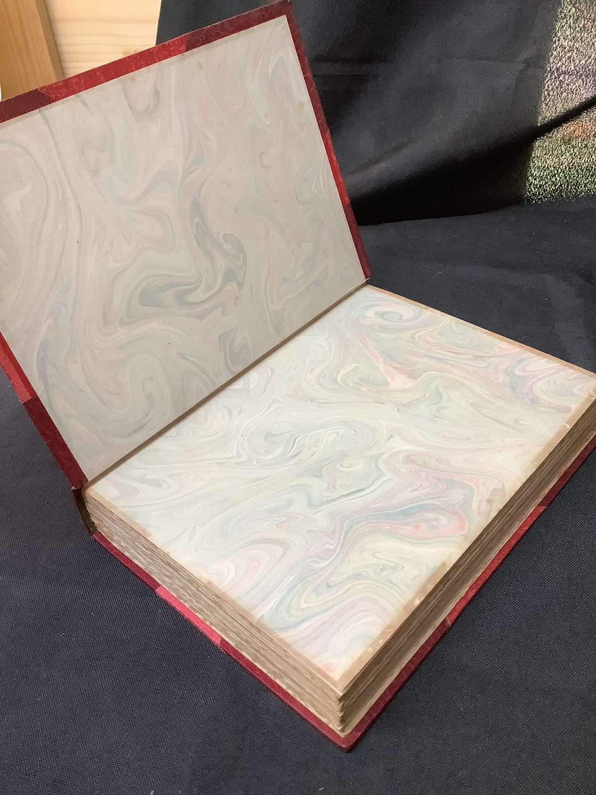 1903 Illustrations By Herbert Cole Ingoldsby Legends HB Thick Red Leather