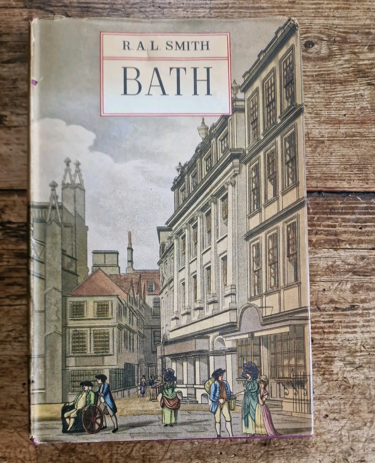Bath R. A. L. Smith B T Batsford 1948 1st Edition Unclipped Dust Jacket