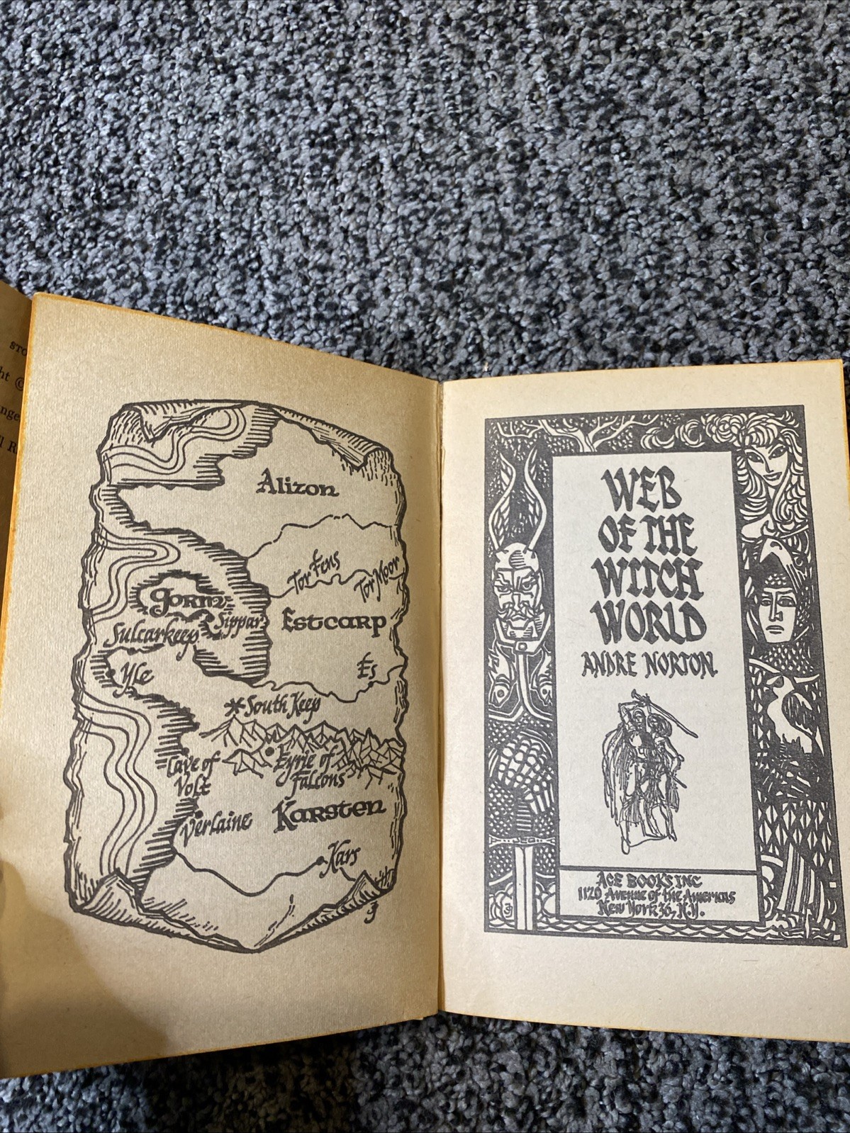 LOT of 4 Vintage ACE PB Books by ANDRE NORTON Catseye, Dragon Magic, Warlock …