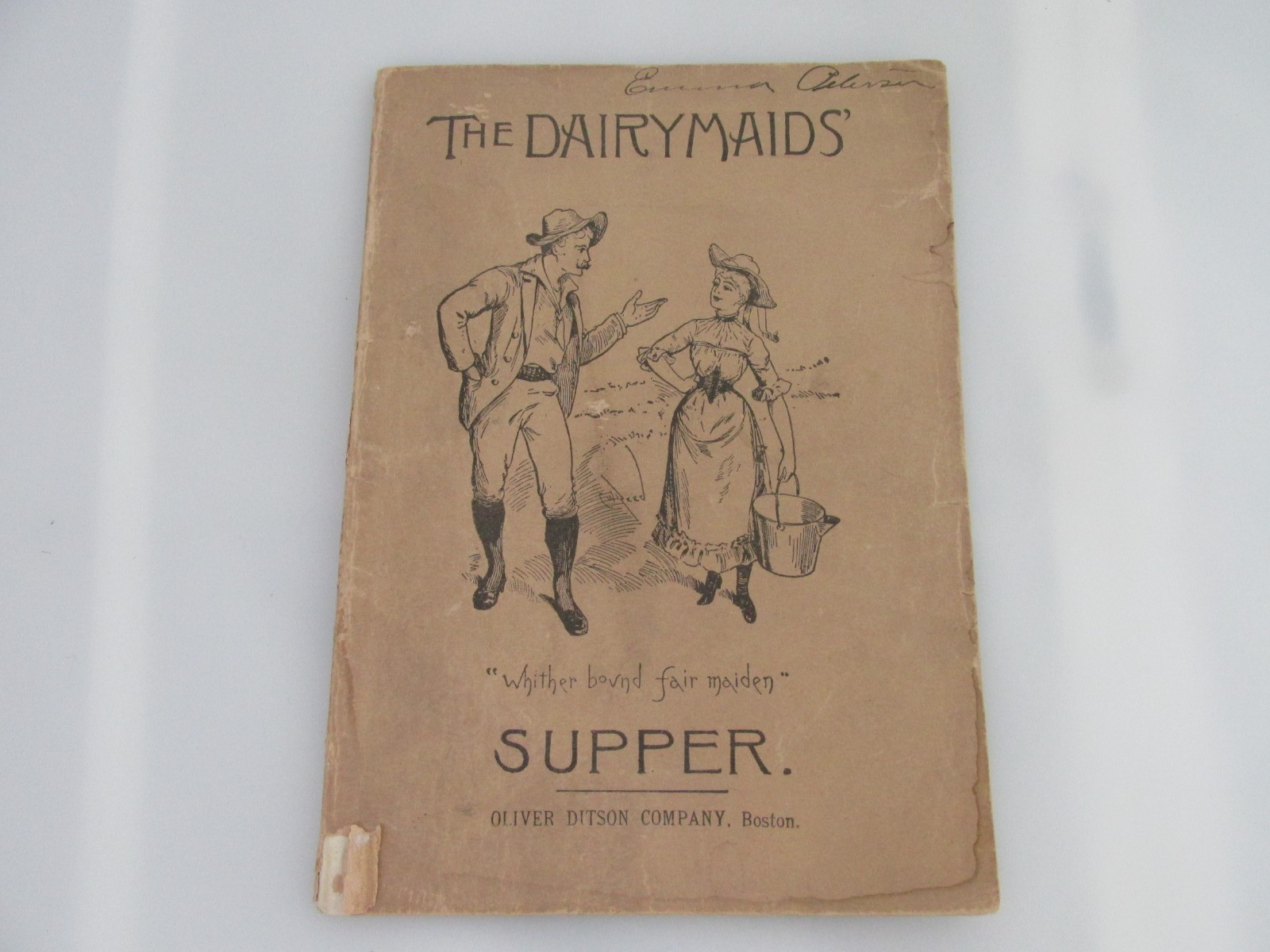 The Dairymaids‘ Supper 1888 Oliver Ditson Co Cantata Church Charity Festival