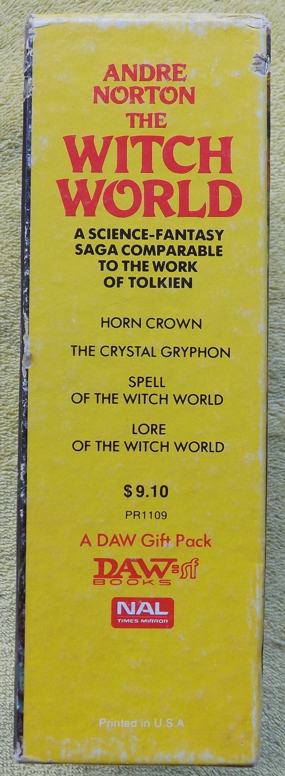 Andre Norton: The Witch World – 4 Vintage DAW Paperback Book Box Set