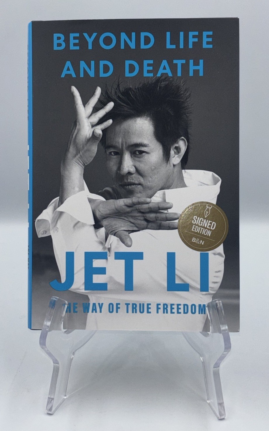 JET LI SIGNED AUTOGRAPHED BEYOND LIFE AND DEATH HC 1ST EDITION 1ST PRINT BOOK #5