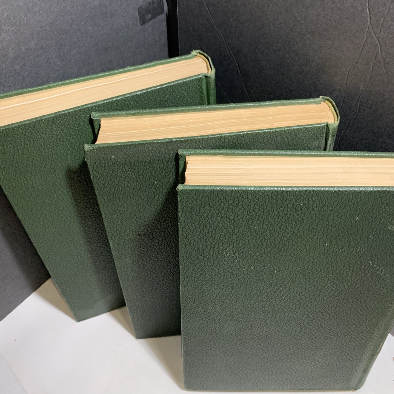 The American Educator Encyclopedia Books 4, 5 And 10 Embossed Dark Green 1932