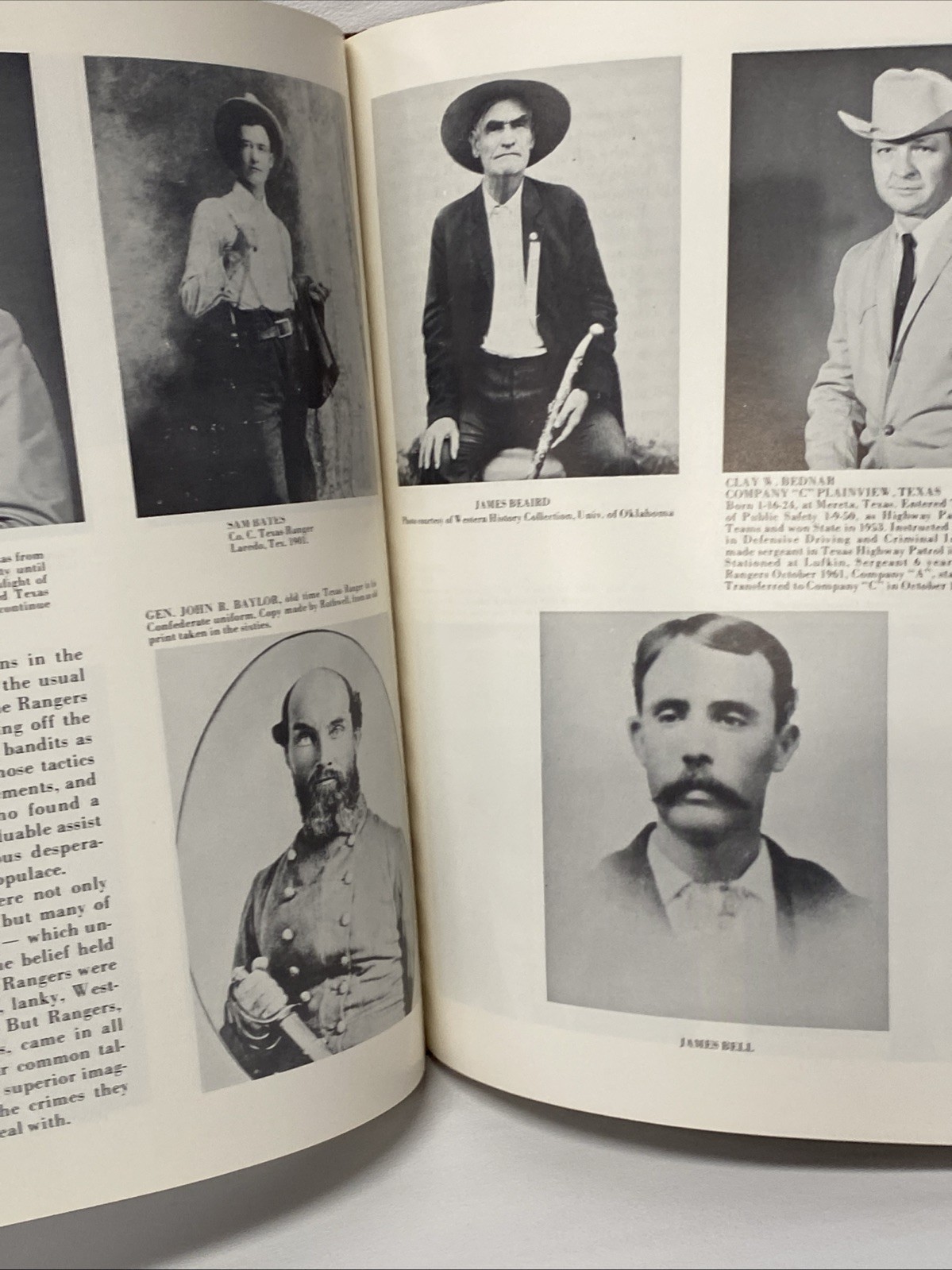 TEXAS RANGERS SESQUICENTENNIAL ANNIVERSARY 1823-1973 Autographs BK1