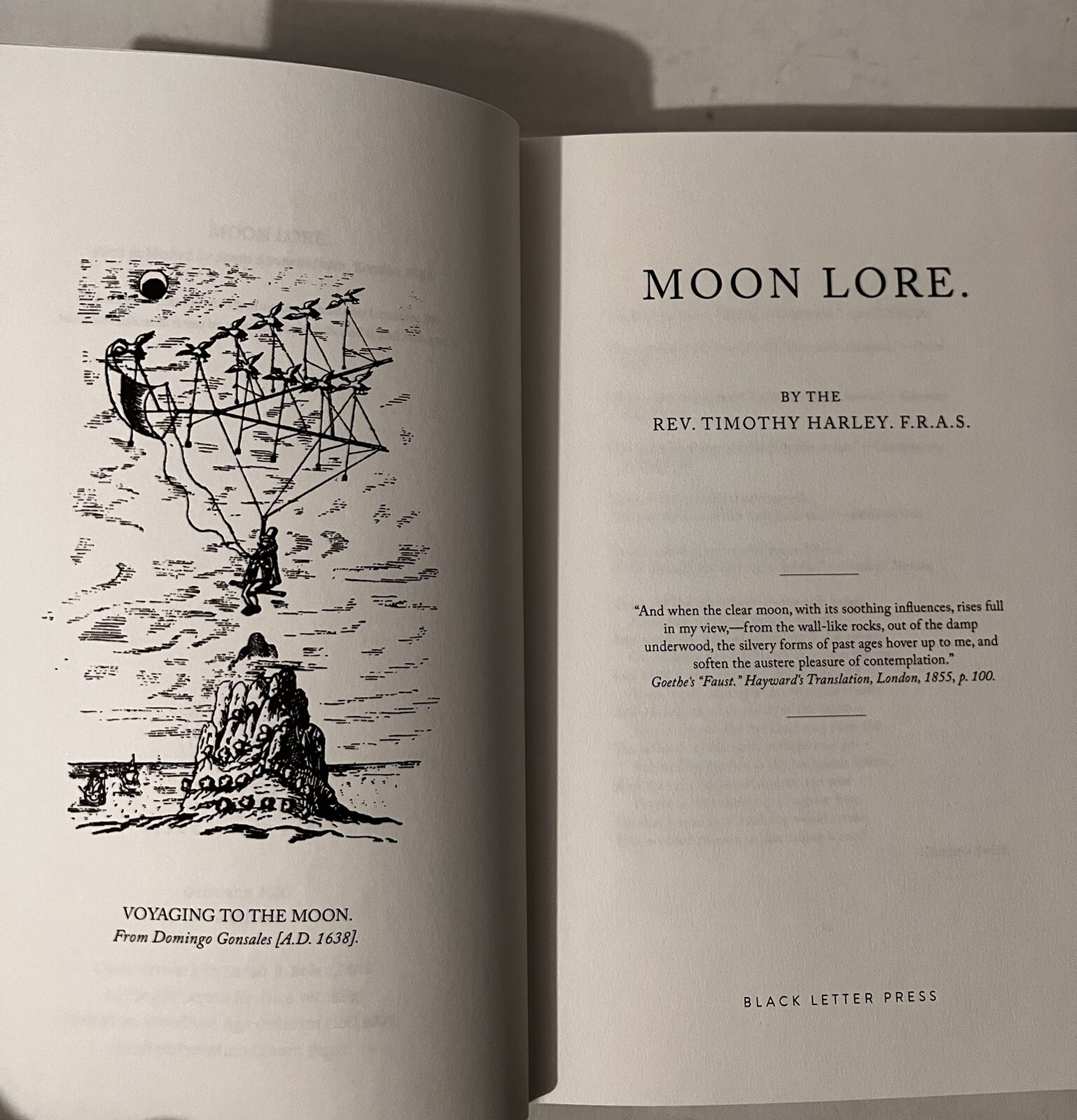 Moon Lore/Timothy Harley/ Black Letter Press
