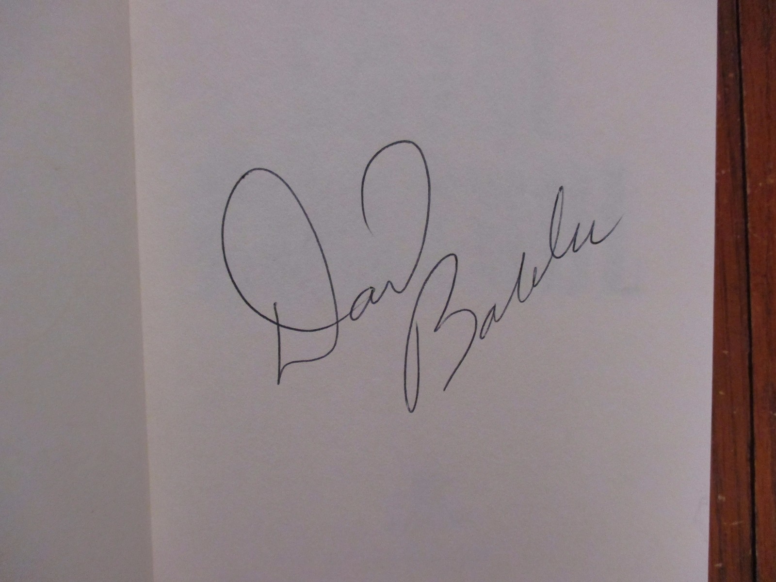 DAVID BALDACCI Signed Book(„TOTAL CONTROL“- 1997 First Edition Hardback)