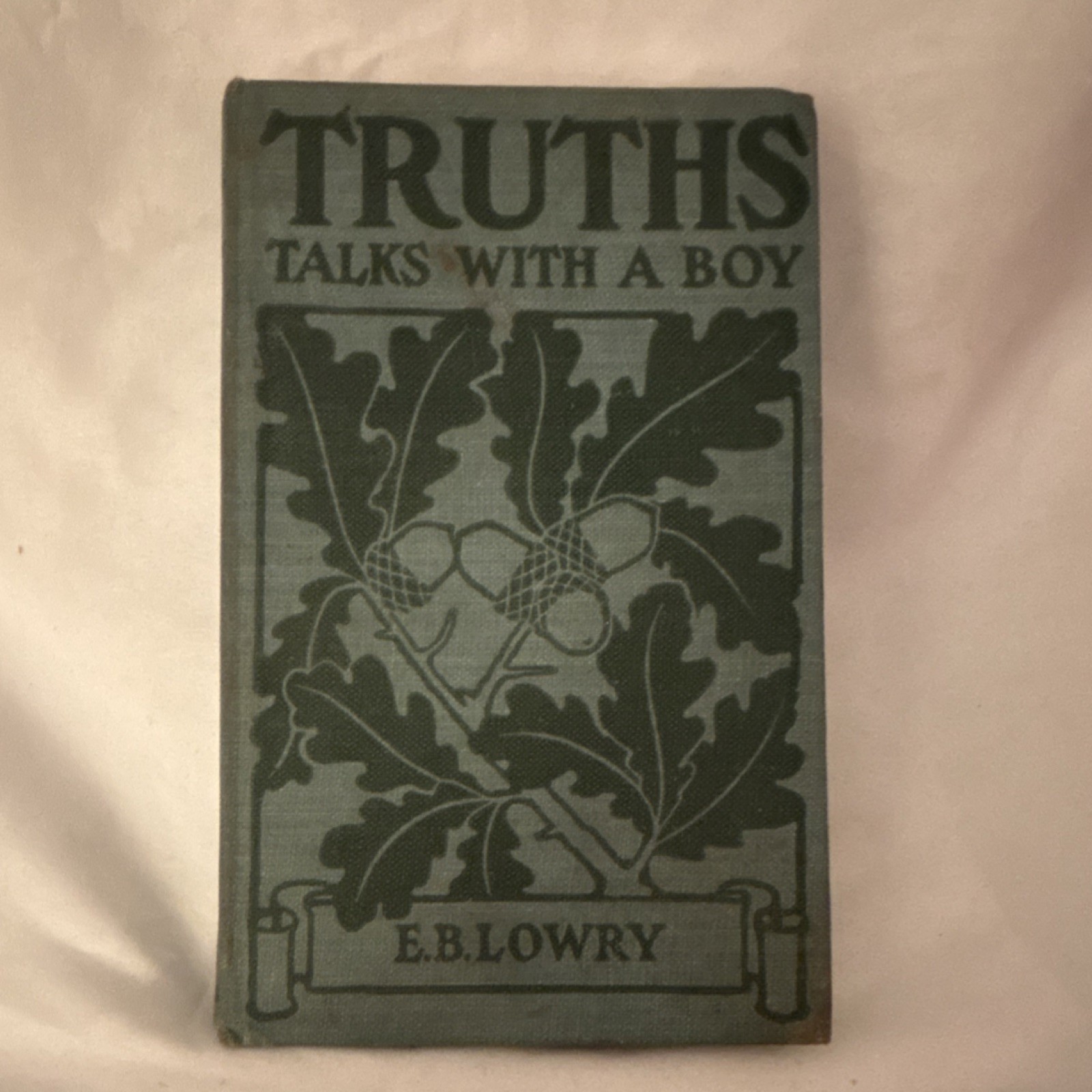 1911 – Cloth (Hardcover) Truths Talks With A Boy by E.B. Lowry, Forbes & Co.