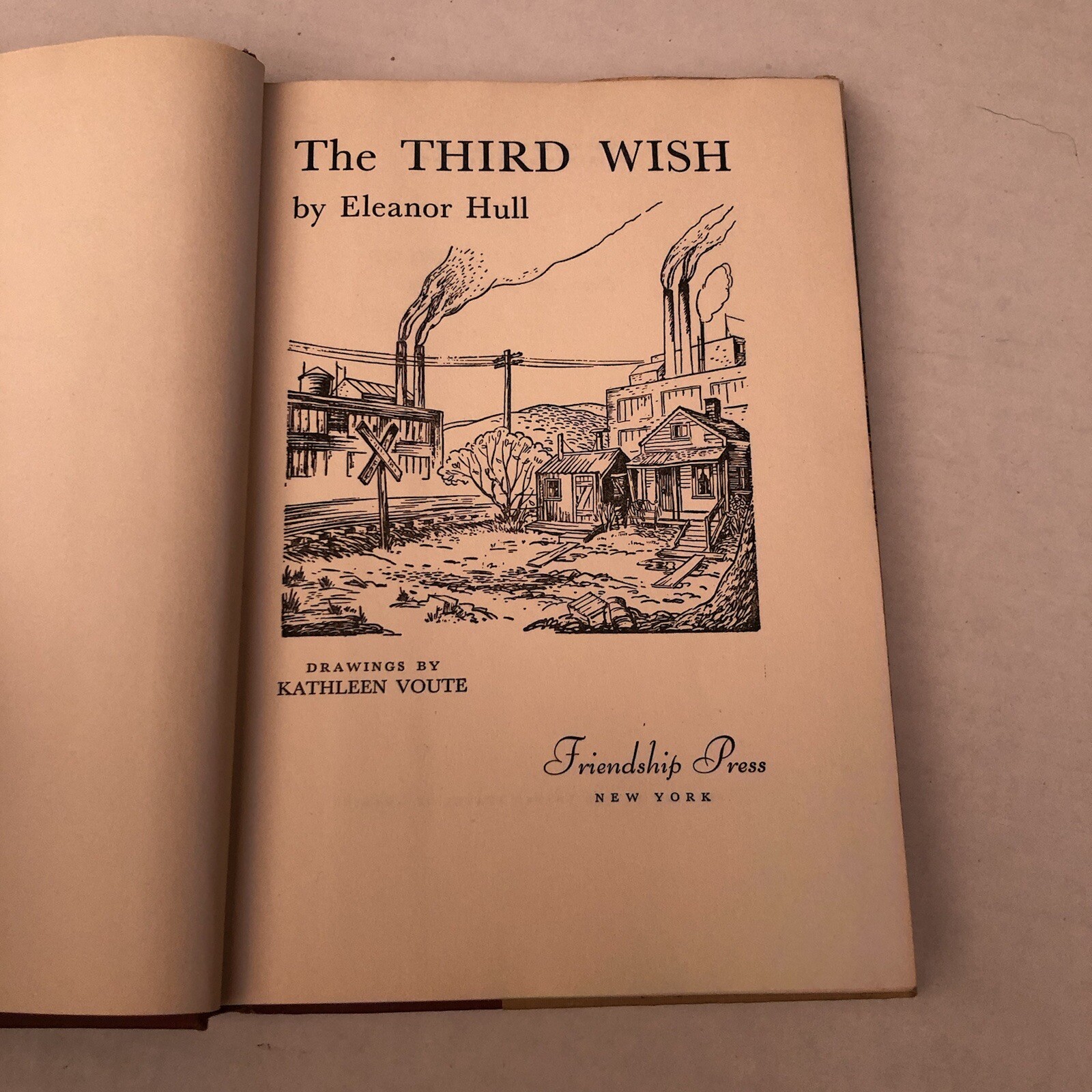 The Third Wish Eleanor Hull Vintage Hardcover Dust Jacket 1950 Friendship Press