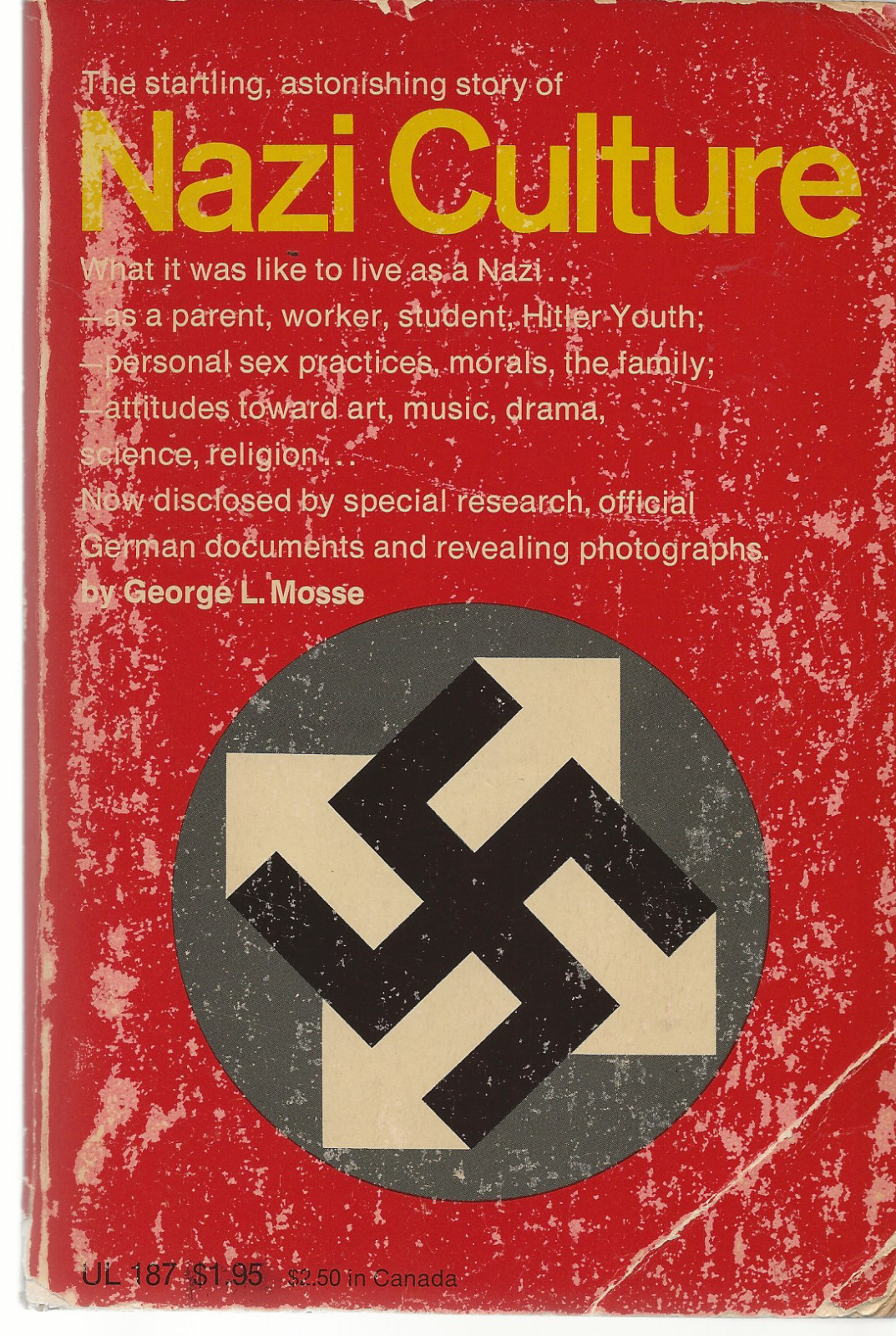 Nazi Culture George L. Mosse 1968 Grosset & Dunlap Paperback History WW2