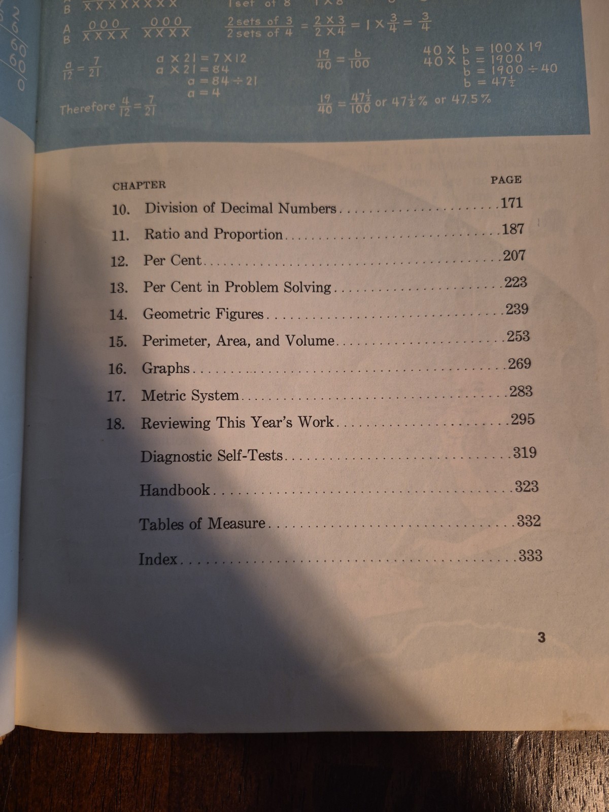Vintage 6th Grade Hardback Arithmetic Math Book 1963