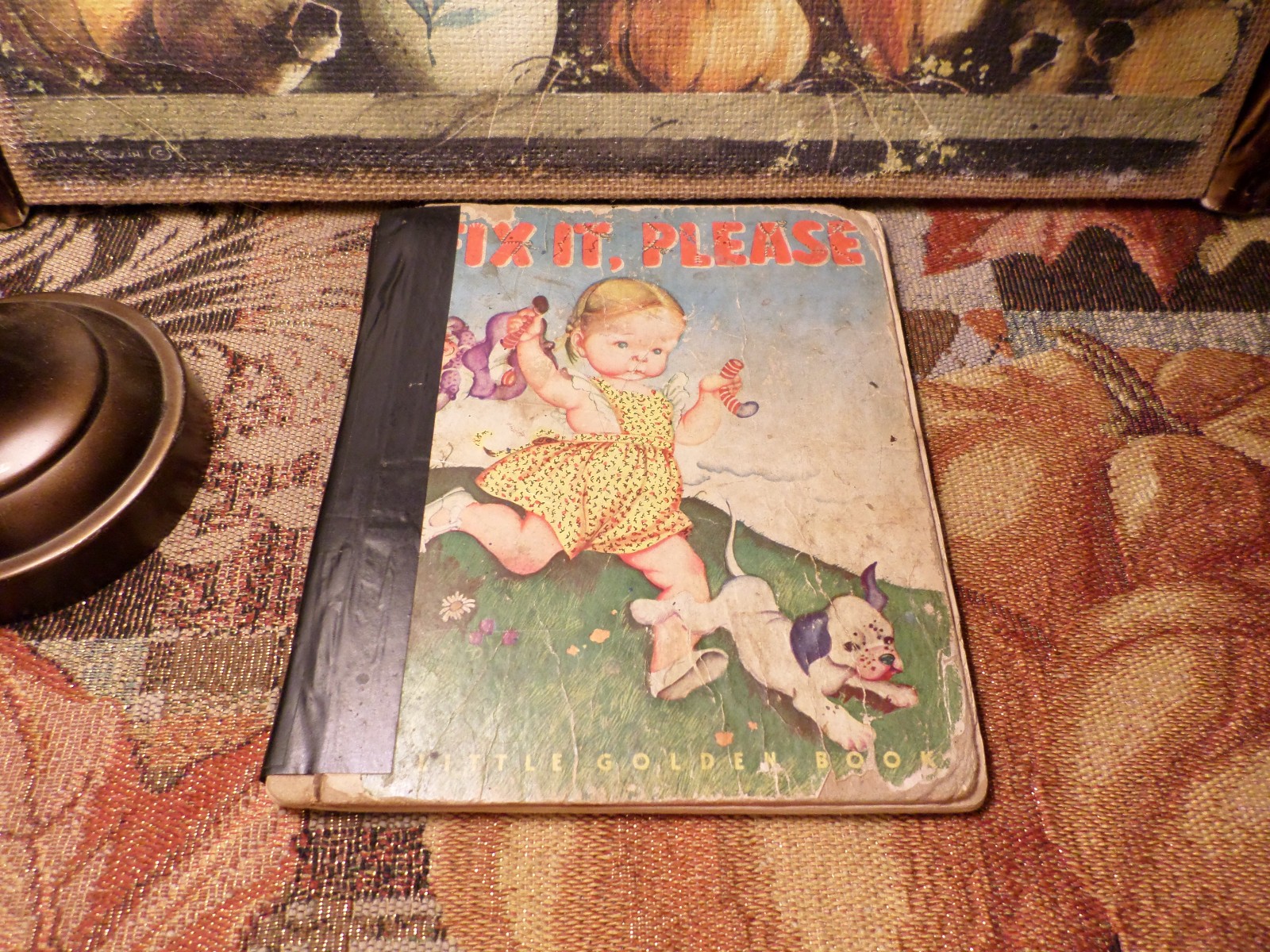 Fix it, Please! (Little Golden Book) 1947 Lucy Sprague Mitchell Vintage HC