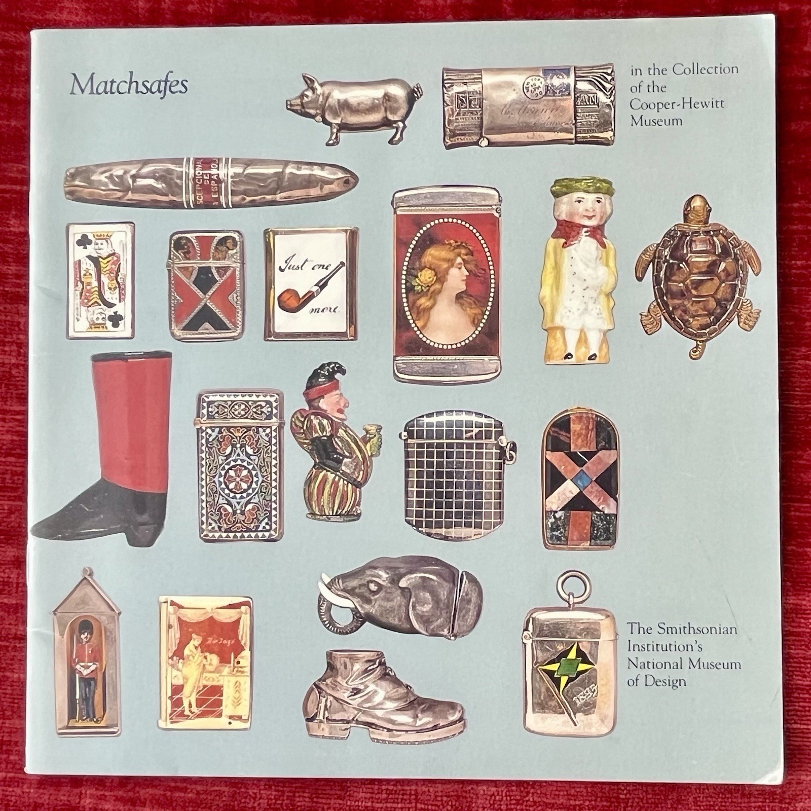 Vintage 1981 Book Matchsafes Cooper-Hewitt Museum Smithsonian Institution Design